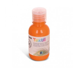 Farba na textil, 125ml, oranov   410TX125-250
