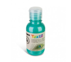 Farba na textil, 125ml, metal zelen   410TXM125-610
