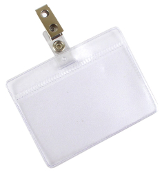 353004 OBAL PVC NA MENOVKY 85x95mm KOVOV KLIP