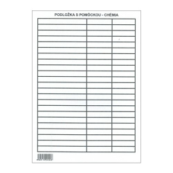 PODLOKA A5 PLASTOV LINAJKA - SLOVENSK JAZYK