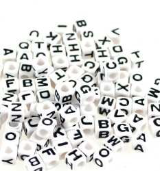 KORLKY SADA PSMEN BIELE 100 ks   PK600-2 , 4218