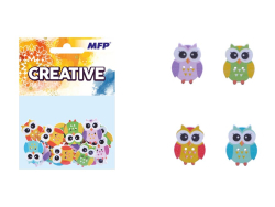 DEKORCIA SOVA 2,5CM/18KS DREVEN 1041735