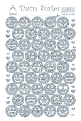 Nalepka smajlci 12x18 cm 417 ARCH