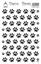 SAMOLEPKA DEKORAN 12x18 cm DECO PAWS 419