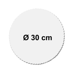 TORTOV PODLOKA BIELA KRUH 30cm   924.30 / 100