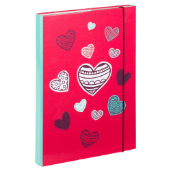 Dosky na zo�ity A4 Srdce   A-5356