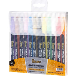 SPRAVA AKRYLOVCH ZNAKOVAOV 12 farieb 0,3mm TENK HROT 1799