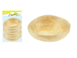 SISAL HNIEZDO 7 CM 6 KS - NATUR 2221460