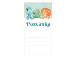 POZVNKA DINOSAURI 10KS  P020