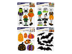 DEKORCIA NSTENN HALLOWEEN 26x19cm/2arch  1042338