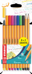 88 LINERY 0,4 mm STABILO point 88/8+2 CERUZKY