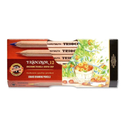 Pastelky 3152N/12 trojhrann natr TRIOCOLOR