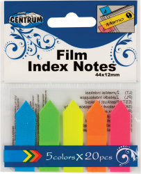 83506 INDEX 45x12 mm, NEON 5-far. x 20 ks 1/72