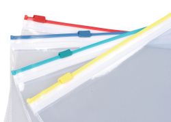 80027 OBAL NA SPISY DL SO ZIPSOM PP 0,14mm 22,5x12,5 cm MIX FAR 20/600/1200