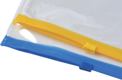 80029 OBAL NA SPISY A4 SO ZIPSOM PP 0,14 mm MIX FARIEB 20/480