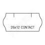 ETIKETY 26x12 BIELE  CONTACT   V558