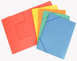 Doska s gumikou, 15 mm, kartn, A4, ESSELTE ''Economy'', modr