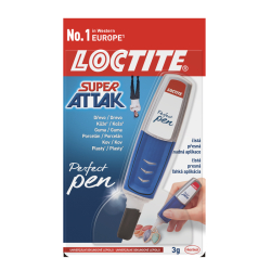 Sekundov lepidlo, 3 g, HENKEL ''Loctite Super Bond  CEATIVE Perfect Pen''