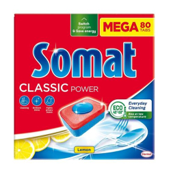 Tablety do um�va�ky riadu, 80 ks, SOMAT �Classic�, citr�n