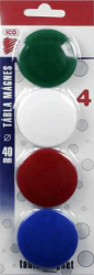 Magnetky, 40 mm, 4 farby