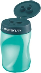 Strhadlo, trojdierkov, so zsobnkom, pre pravkov, STABILO ''Easy'', olejov zelen