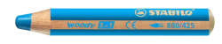 Farebn ceruzka, hrub, STABILO ''Woody'', modr