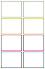 �t�tok, plastov�, �kolsk�, 46x33 mm, ru�ne popisovate�n�, AVERY ZWECKFORM, farebn�, 16 �t�tkov/bal