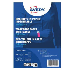 Identifika�n� n�ramok, odoln� proti roztrhnutiu,, 265x19 mm, AVERY ZWECKFORM "Tyvek", ru�ov�