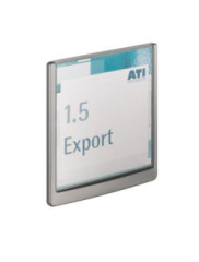 Informa�n� tabu�ka, 149x148,5 mm, DURABLE "CLICK SIGN", siv�