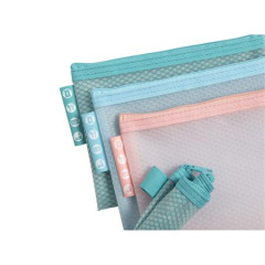 Organizan vrecko so zipsom, sieovan, A6, EXACOMPTA "Chromaline Pastel", rzne farby