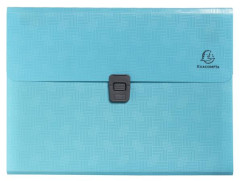 Harmonikov doska, A4, PP, 13 priehradiek, EXACOMPTA "Pop`NCo", cynovo modr