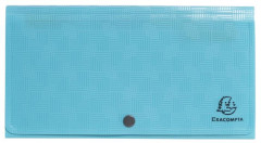 Harmonikov doska, 260x140 mm, PP, 7 priehradiek, EXACOMPTA "Pop`NCo", cynovo modr