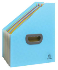 Harmonikov zaklada, 265x325 mm, PP, 12 priehradie, EXACOMPTA "Pop`NCo", cynovo modr