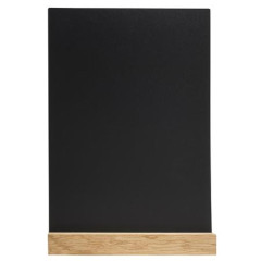 Tabua popisovaten kriedou, vertiklna, A4, menu, ierna
