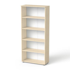 Skria, 5-dielna, vysok, otvoren, s polikami, MAYAH "Freedom SV-02", javor