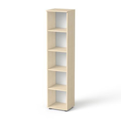 Skri�a, 5-dielna, vysok�, otvoren�, s policami, MAYAH  "Freedom SV-03", javor