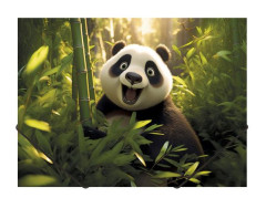 Doska s gumi�kou, 15 mm, PP, A4, PANTA PLAST "Panda"