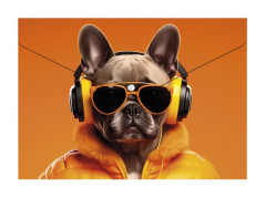 Obal na patent, A5 PP, 180 mikr., PANTA PLAST "Cool dog"