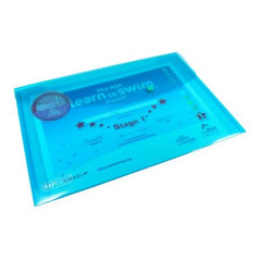 Obal na patent, A4+, PP, RAPESCO "Eco", mix trblietavch farieb