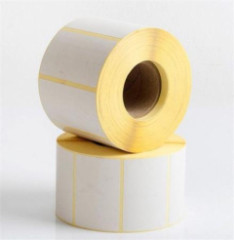 Etikety, vellum, bez potla�e, 40x100 mm, 1000 etikiet/kot��