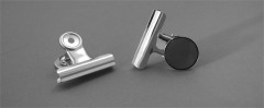 Klip na dokumenty, 38 mm, magnetick