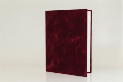 Obal na certifik�ty, A5, exkluz�vny, ply�ov�, na 1 diplom form�tu A5, bordov�
