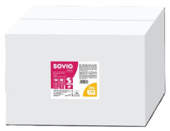 Papierov utierky, V ohyb, 2-vrstvov, 150 listov, 21 x 23 cm, SOVIO
