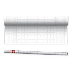 Obrus, papierov, v rolke, 1,2x7m, FATO "Smart Table", biely