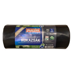 Vrecia na odpadky, extra siln�, 280 l, 5 ks, 120x140 cm, 45 �, MAZZINI "Premium", �ierne