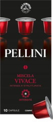 K�vov� kapsule, do k�vovarov Nespresso�, 10 ks, PELLINI, "Vivace"