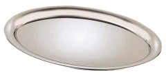 T�cka, nerezov�, ov�lna, 19x14 cm, matn� nerez