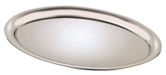T�cka, nerezov�, ov�lna, 29x22,5 cm, matn� nerez