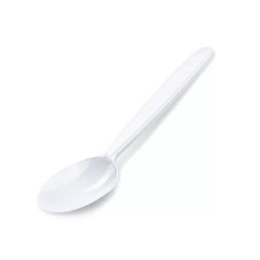 Ly�ica, plastov�, opakovane pou�ite�n�, 18 cm, 50 ks, biela