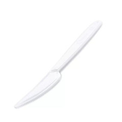 N��, plastov�, opakovane pou�ite�n�, 18 cm, 50 ks, biely